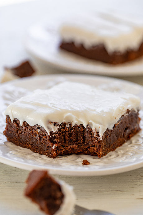 Old-Fashioned Fudgy Frosted Brownies